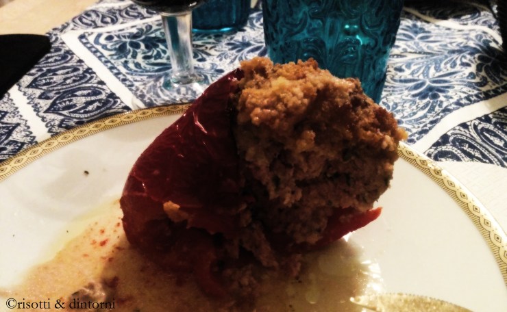 peperoni ripieni di carne