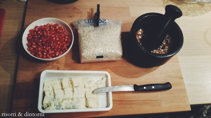 ingredienti risotto melagrana