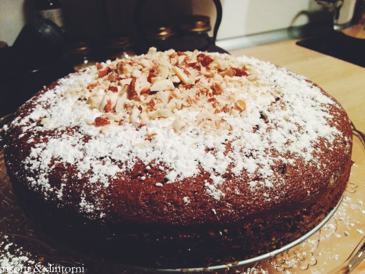 torta integrale cioccolato fondente mandorle