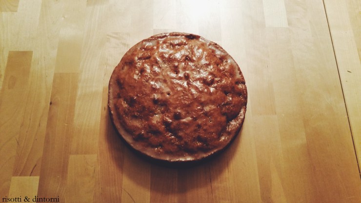 torta mela cioccolato glassa