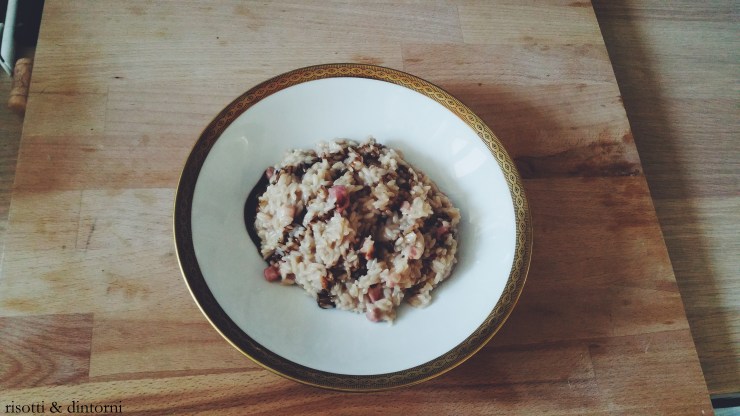 risotto fontina pancetta dolce valpolicella