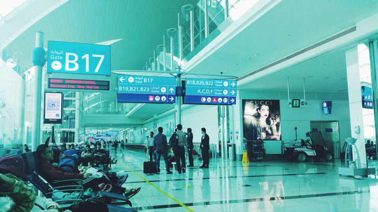 risotti e dintorni, dubai, aeroporto, airport