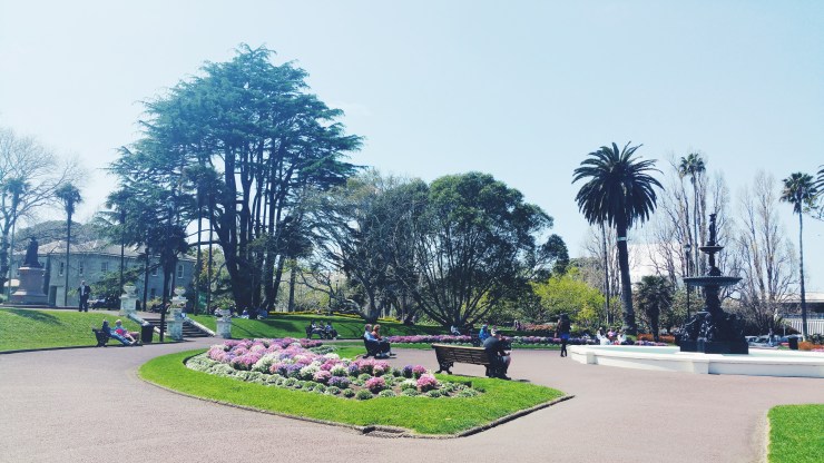 risotti e dintorni, auckland, nuova zelanda, albert park, parco