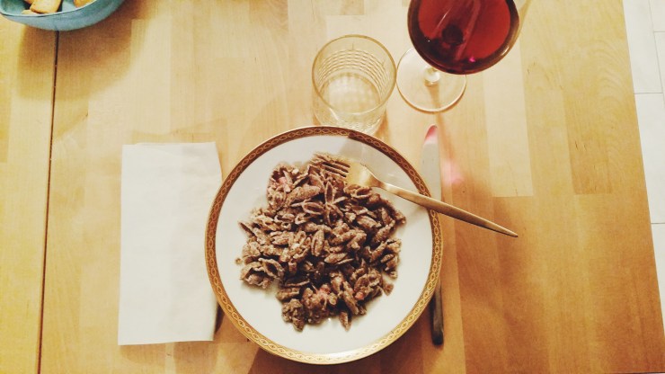 risotti e dintorni, gnocchetti, grano saraceno, gluten free, senza glutine, pancetta dolce, fontina, panna, ricetta