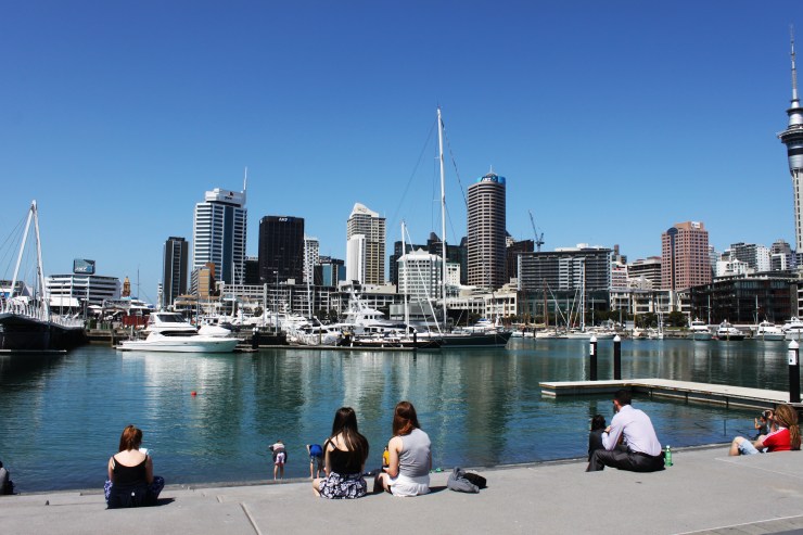 risotti e dintorni nuova zelanda auckland pier grattacieli oceano oceania viaggio curiosità consigli