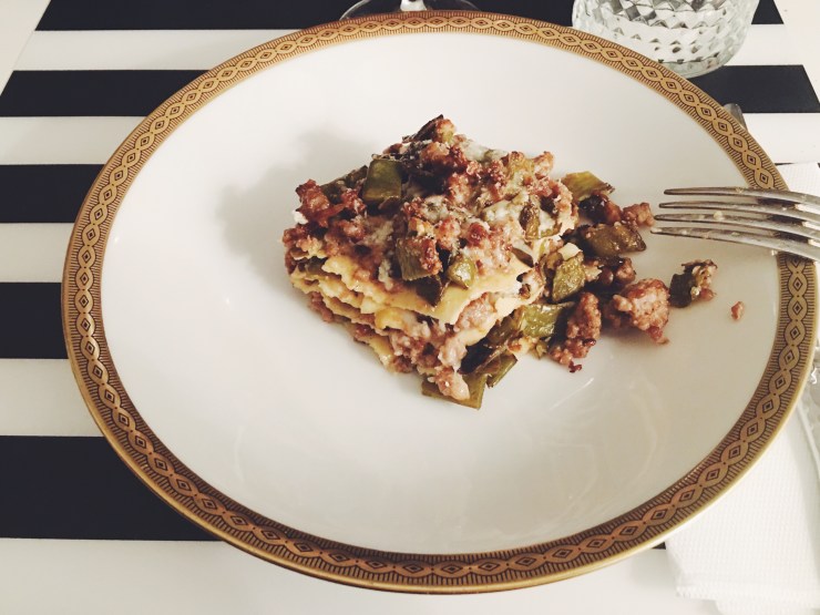 risotti dintorni lasagne ragù bianco taccole pecorino